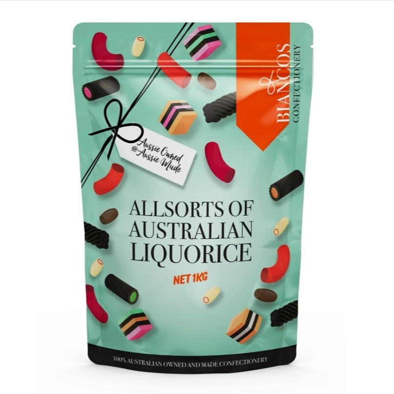 Biancos Allsorts Liquorice Snacks 1Kg