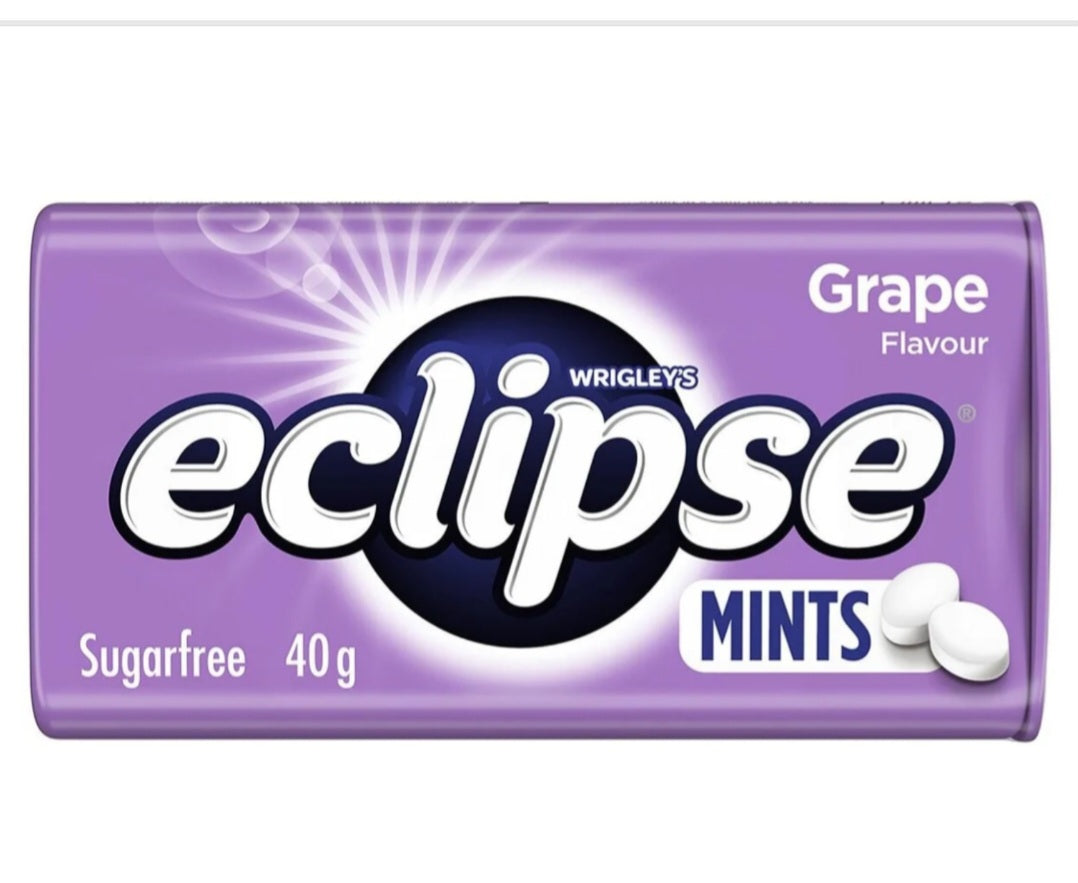Wrigleys Eclipse Mints Grape 12×40g