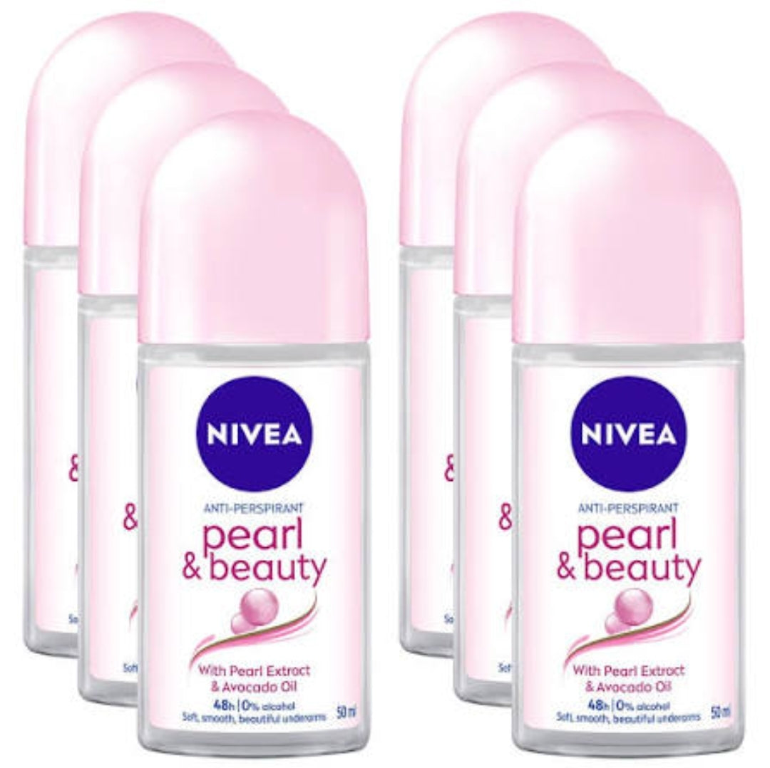 Nivea Roll On Deodorant Women's 6x 50ml