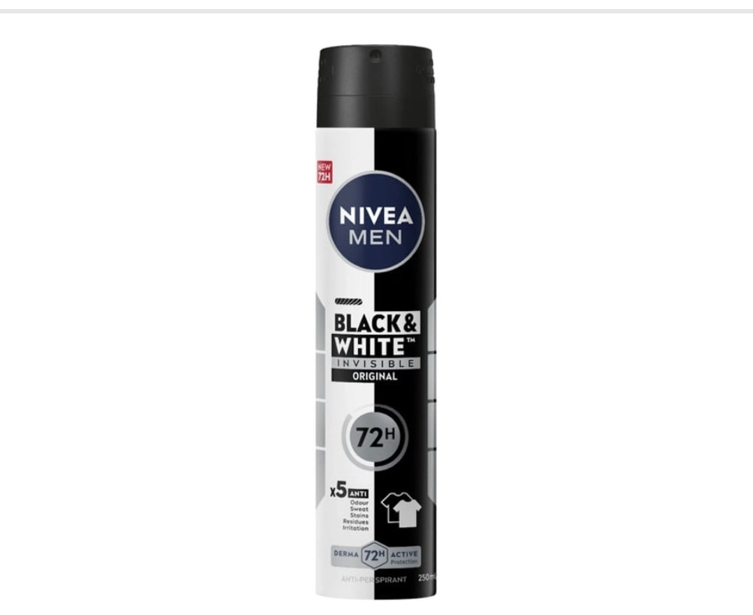 Nivea Men 72Hr Deodorant 6x 250ml
