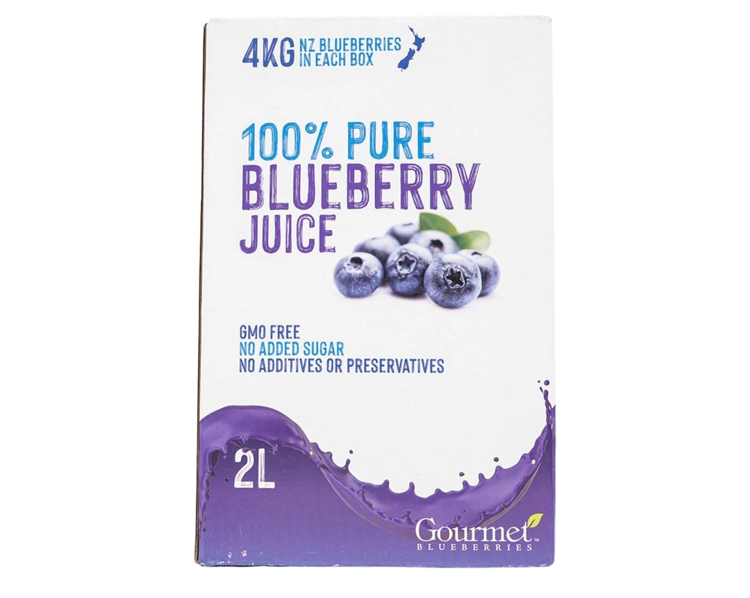 Gourmet Blueberries 100% Blueberry Juice 2L