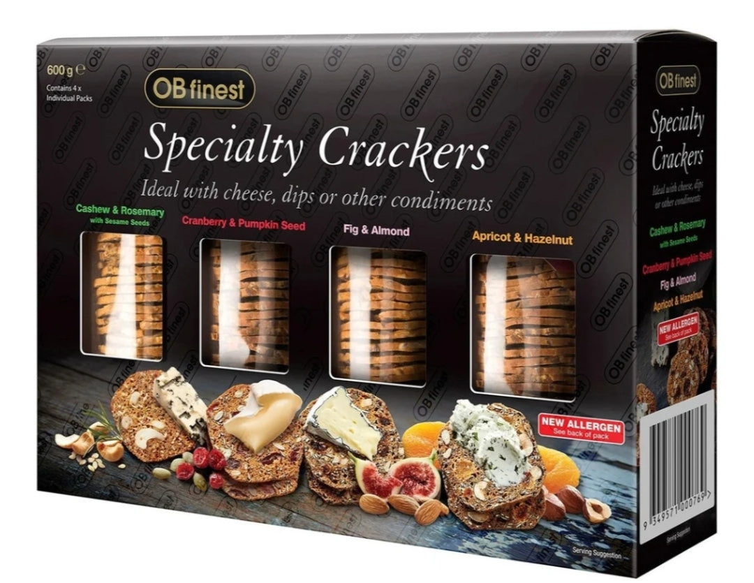 Ob Finest Waver Variety Crackers 600g