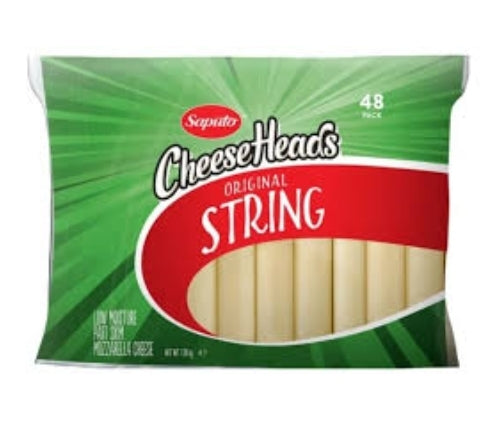 Cheeseheads Mozzarella Cheese Sticks 48 Pack -1.36Kg