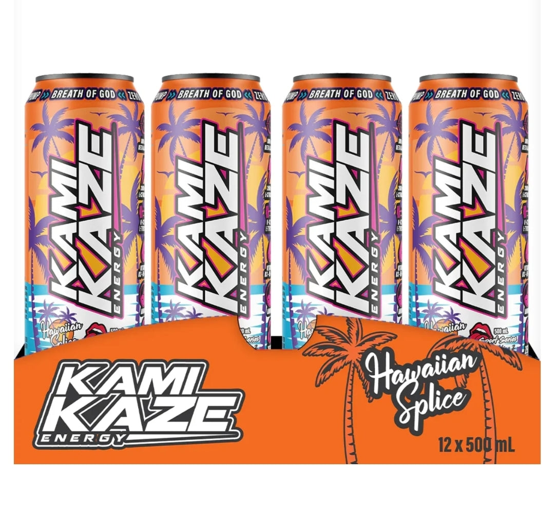 Kami Kaze Pre Workout Hawaiian Splice 12x 500ml