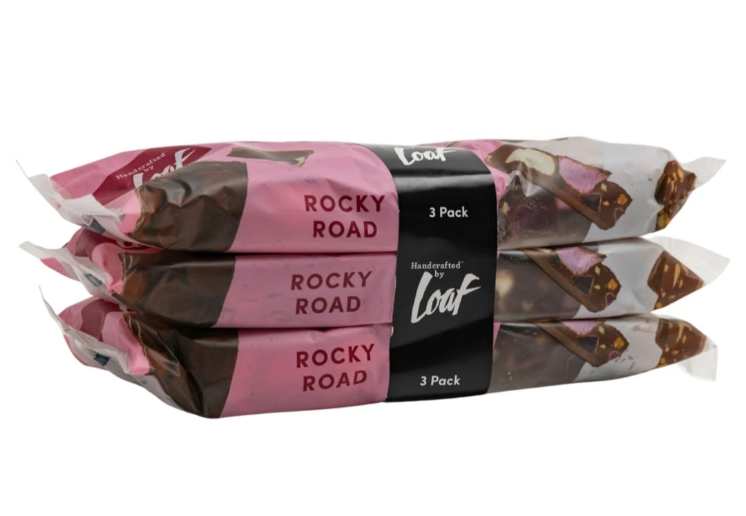 Loaf Rocky Road Slice 3x 300g