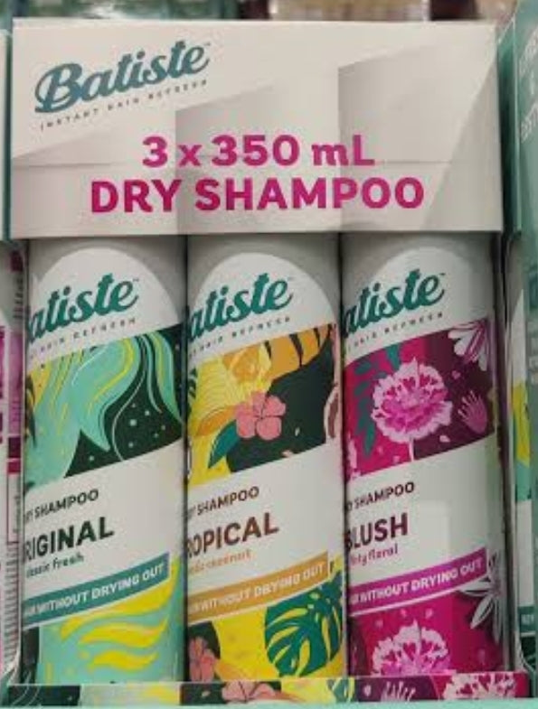 Batiste Dry Shampoo 3x 350ml
