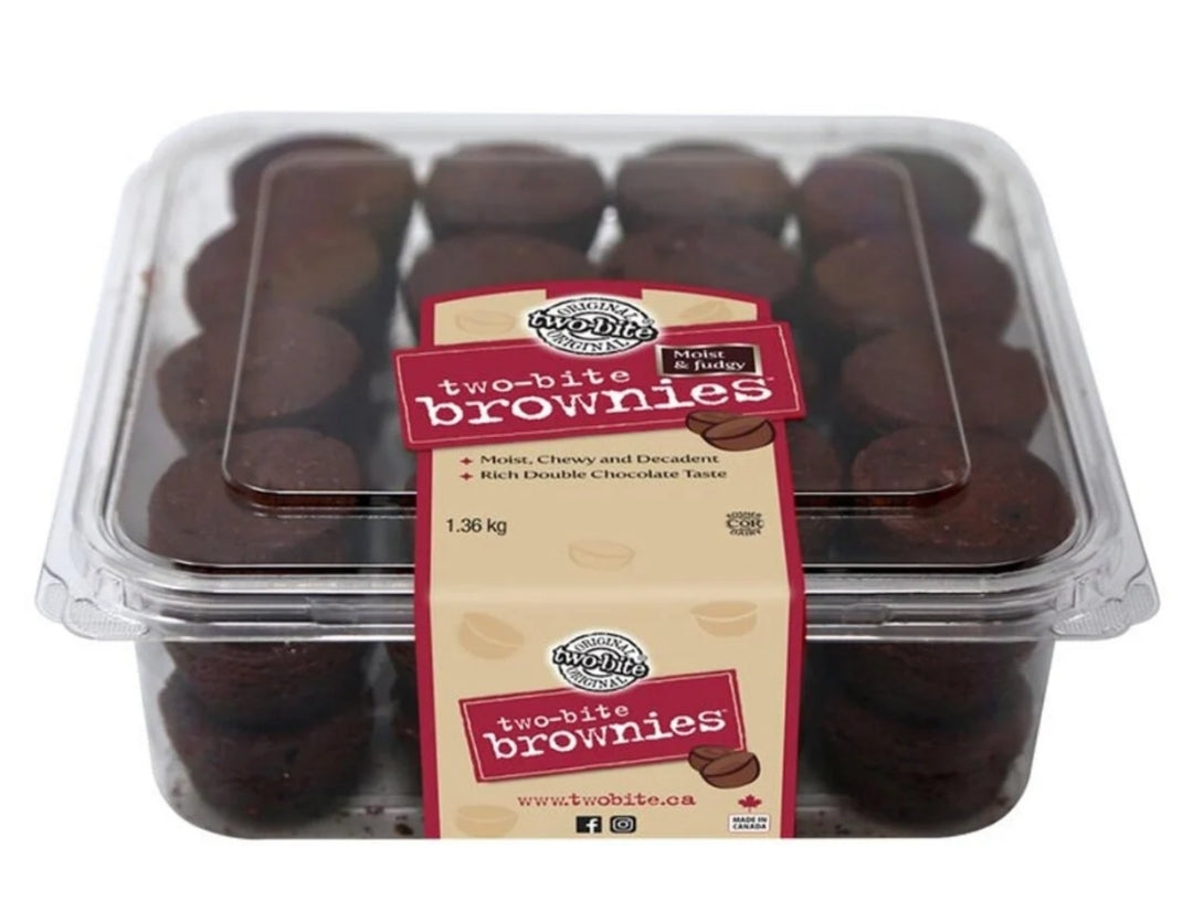 Two bite brownies - 1.36 Kg