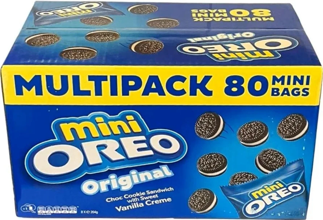 Oreo Original Multipack Mini Bags 80pk 8x204g