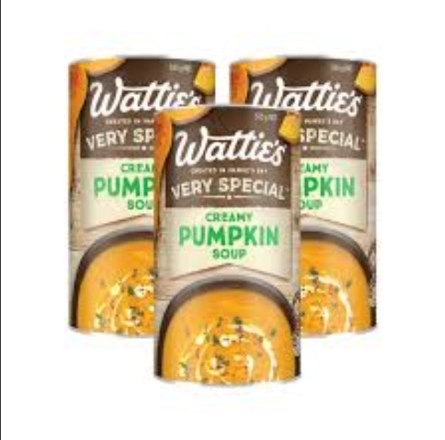 Watties Creamy Pumpkin Soup 12x 535g