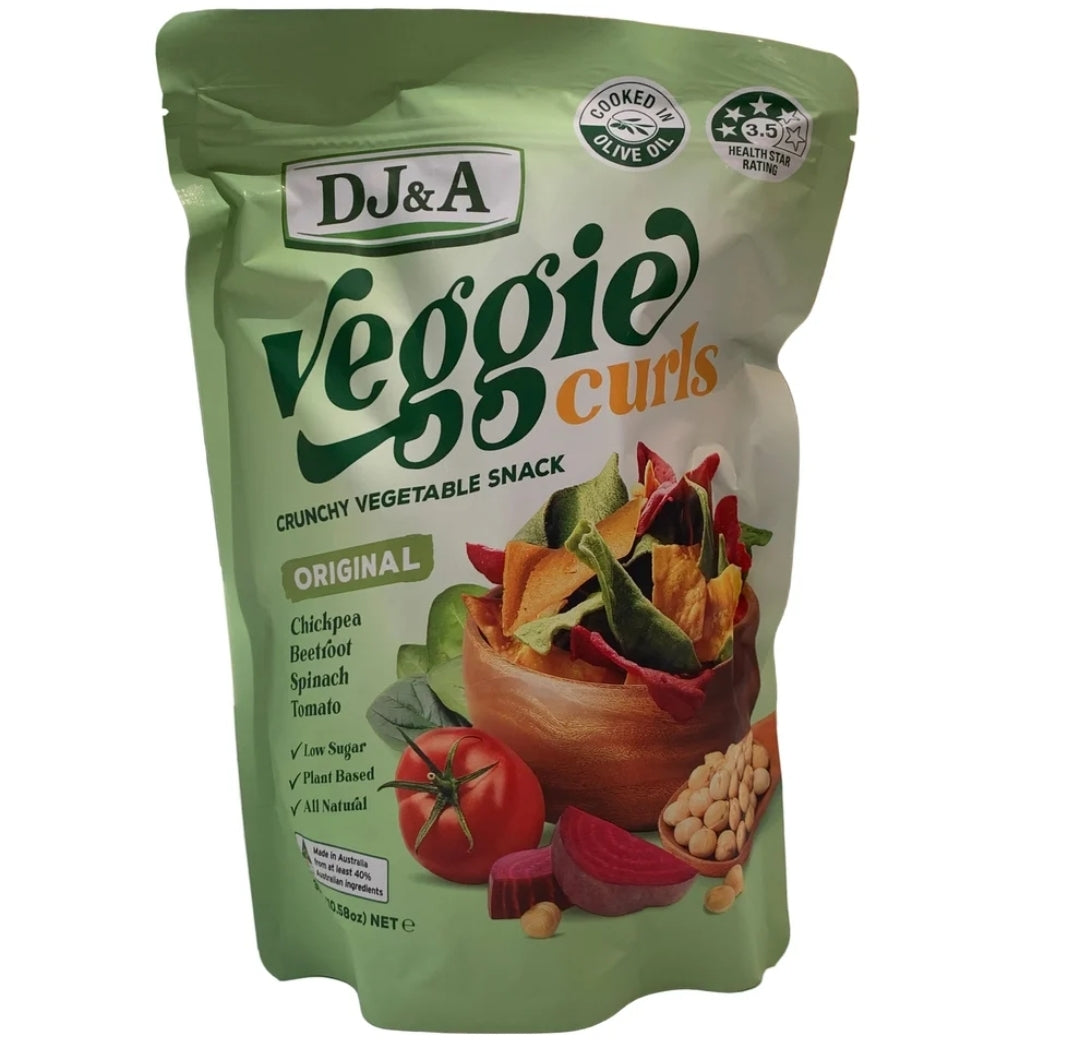 DJ & A Veggie Curls Original 300g