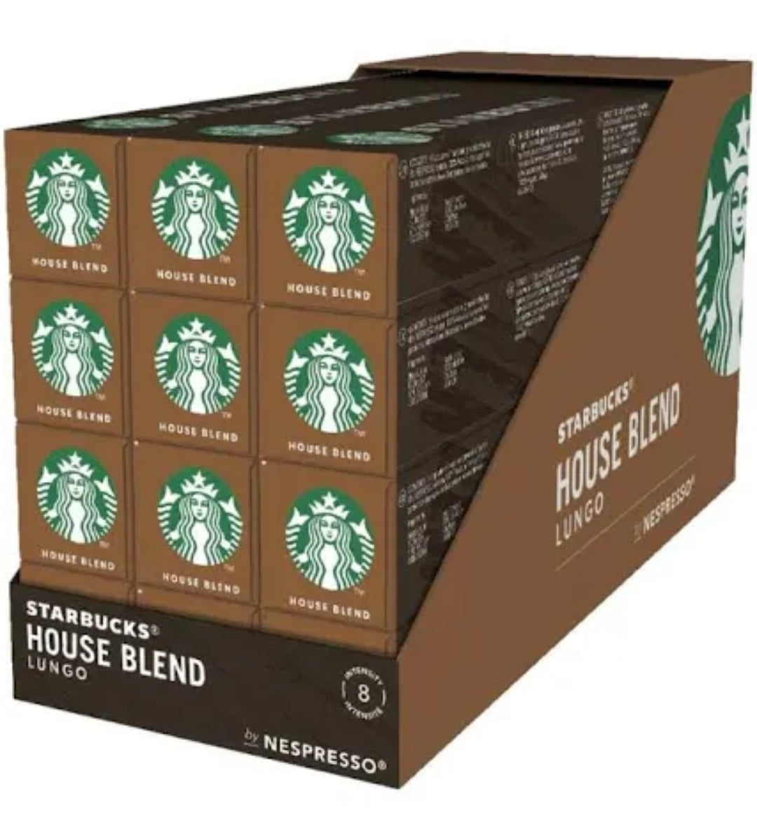Starbucks By Nespresso Houseblend Lungo Capsules 120 Pack
