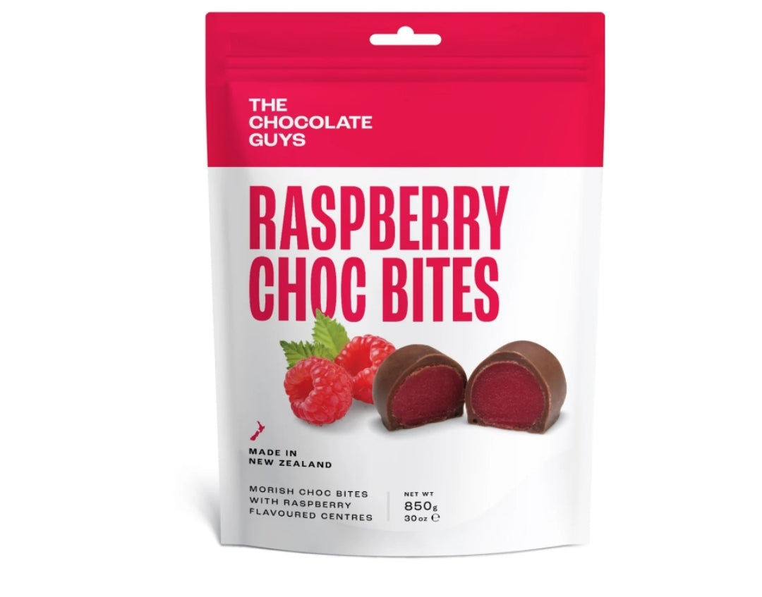 The Chocolate Guys Raspberry Chocolate Bites 850g