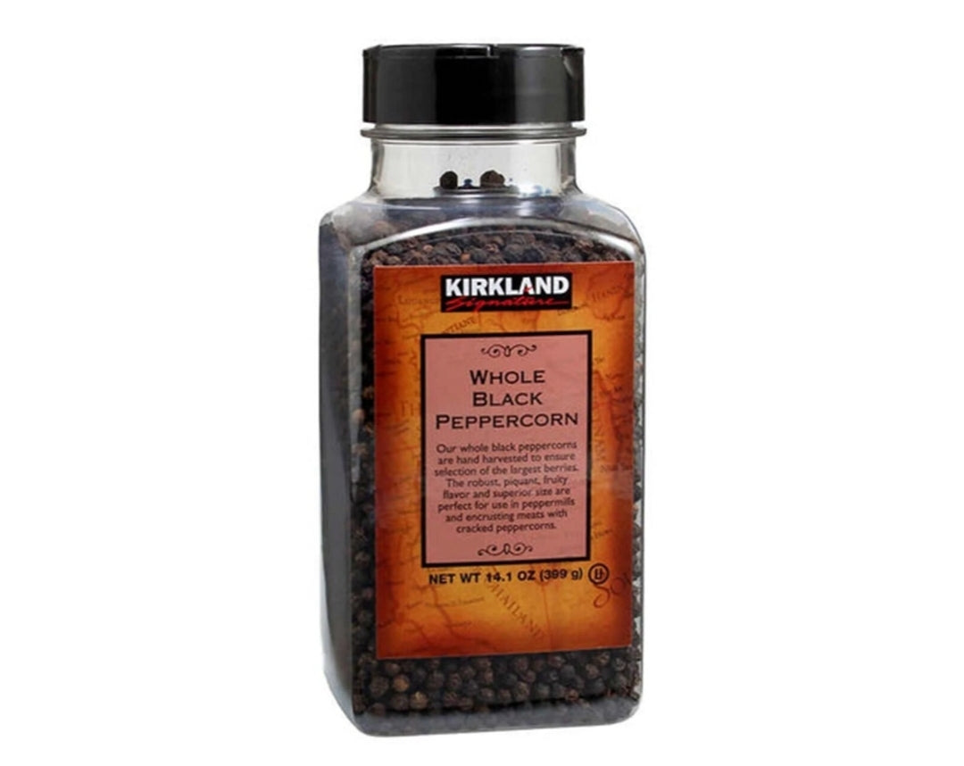 Kirkland Signature Whole Black Peppercorn 399g