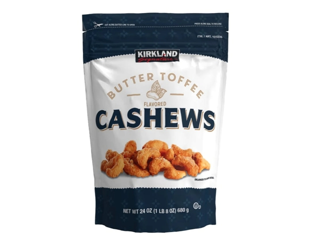 Kirkland Signature Butter Toffee Cashews 680g
