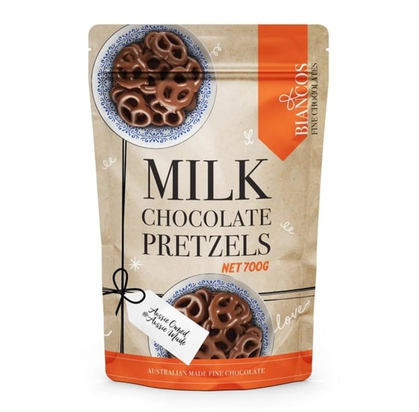 Biancos Chocolate Pretzels 700g
