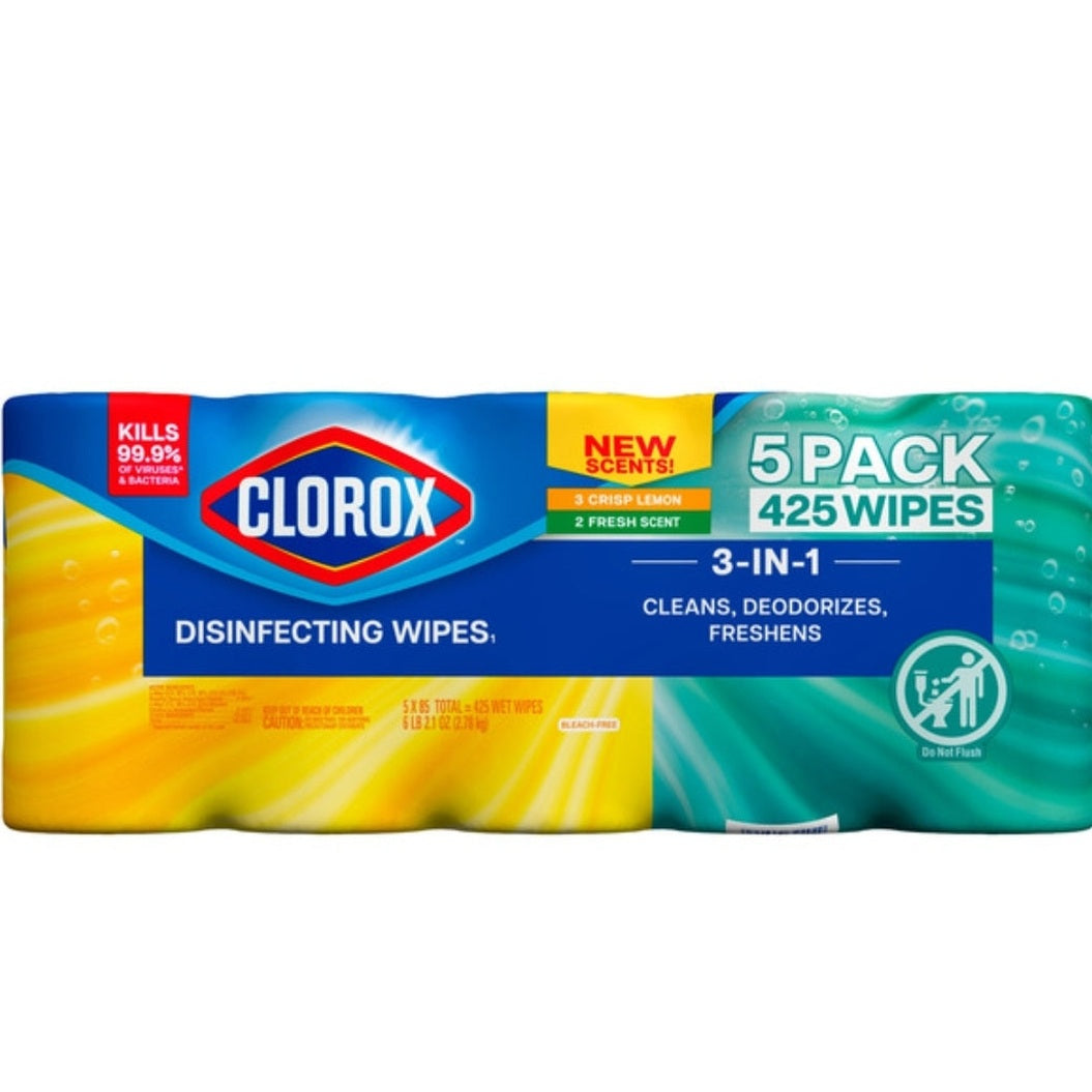 Clorox Disinfecting wipes 5 x 85