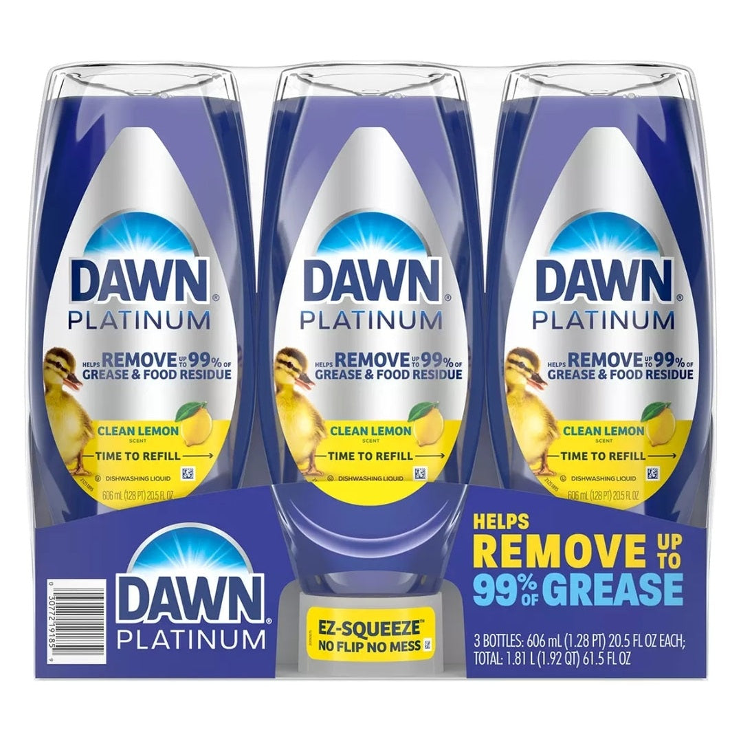 Dawn Platinum Ez Squeeze 3x 606ml