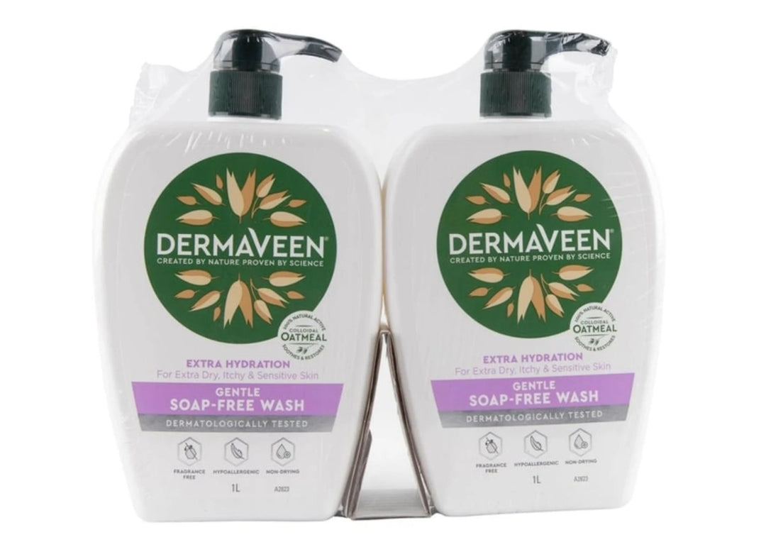 Dermaveen Soap Free Wash 2x 1L