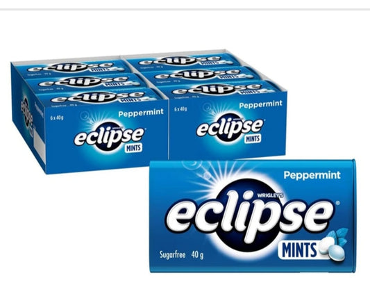 Wrigleys Eclipse Mints Peppermint 12×40g