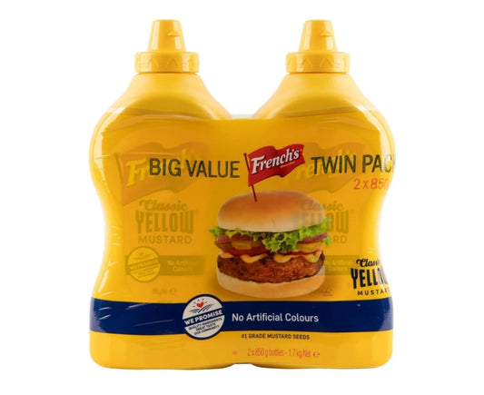French’s Classic yellow Mustard 2x 850g