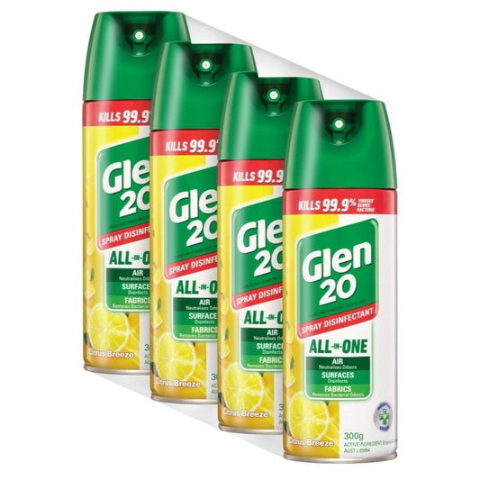 Dettol Glen 20 Disinfectant Spray 4x 300g