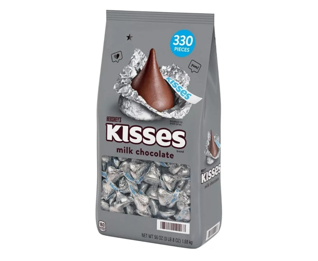 Hershey Kisses Milk Chocolate 330 pieces 1.58Kg