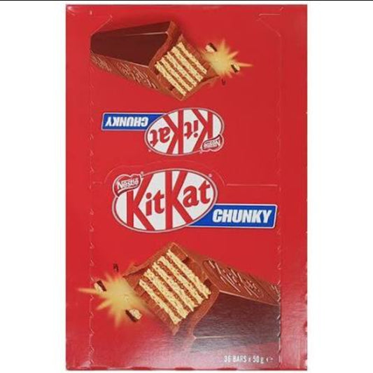 Kit Kat Chunky Chocolate Bars 36x 48g