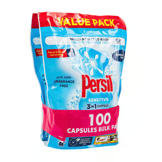 Persil Triple Capsules Active 100 Pack