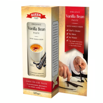 Queen Organic Vanilla Bean Paste 320g