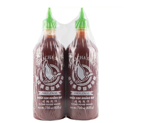 Flying Goose Sriracha Hot Chilli Sauce 2x 730ml