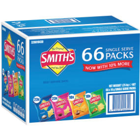 Smiths Variety Favourites 66 Pack