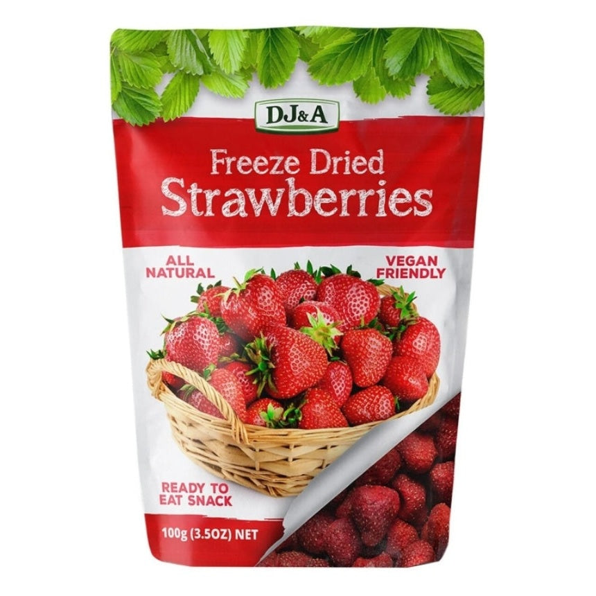 DJ & A Freeze Dried Strawberries 100g