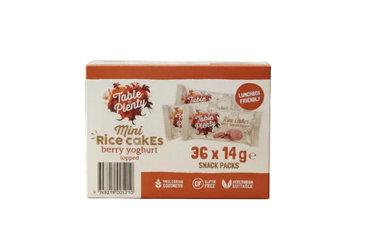 Table Of Plenty Mini Rice Cakes - Yoghurt & Berry - 36 x 14g