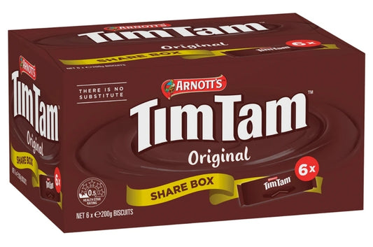 Arnotts Tim Tam Original 6 x 200g