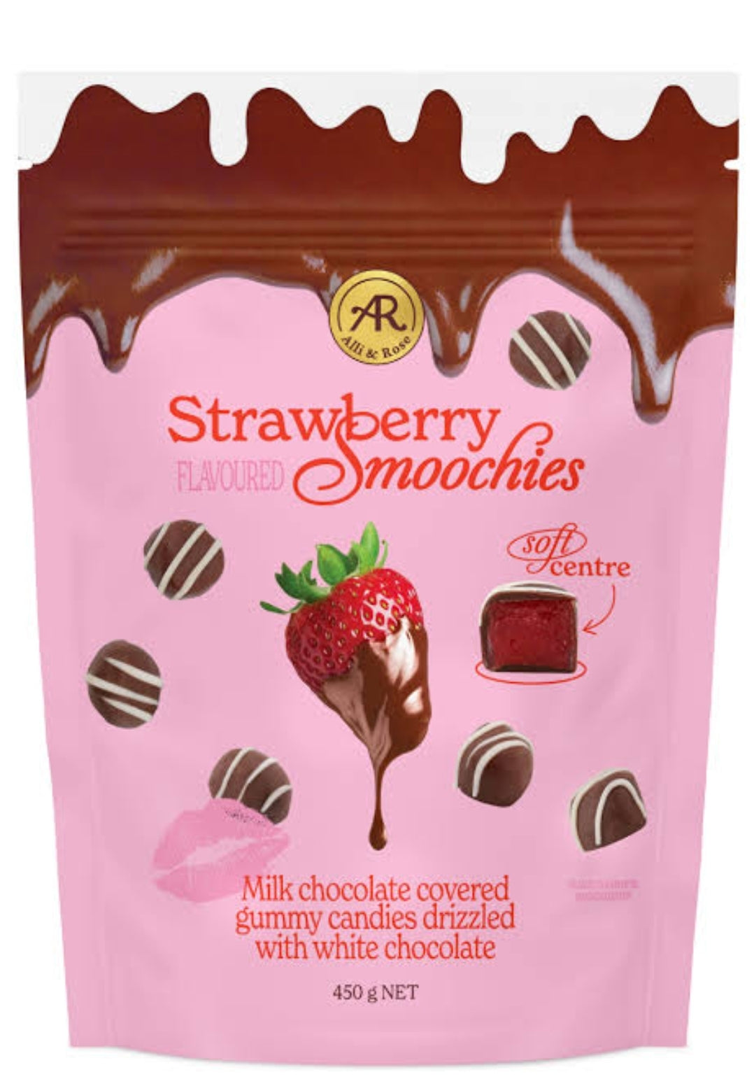 Alli & Rose Strawberry Smoochies 450g