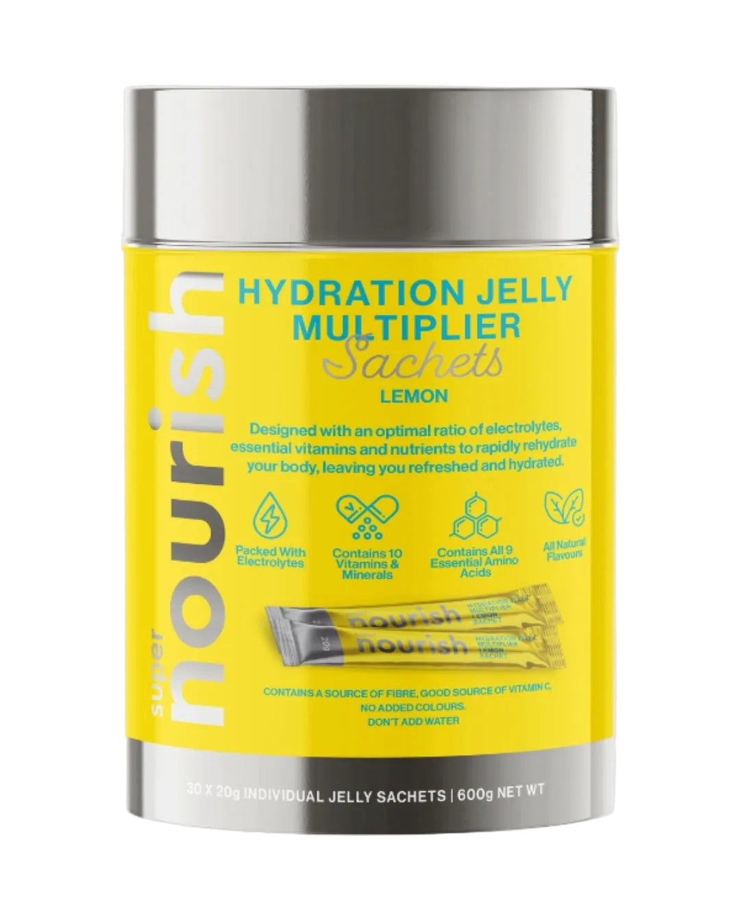 Nourish Hydration Multiplyer 30x 20g Jelly Sachets