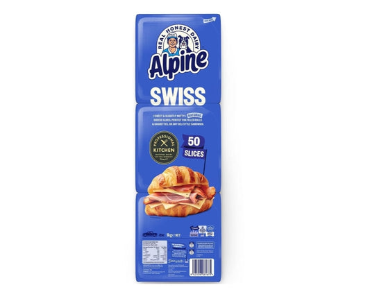 Alpine Swiss Cheese Slices 1Kg