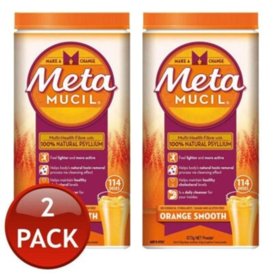 Metamucil Multihealth Fibre Orange 2x 673g (228 Doses)