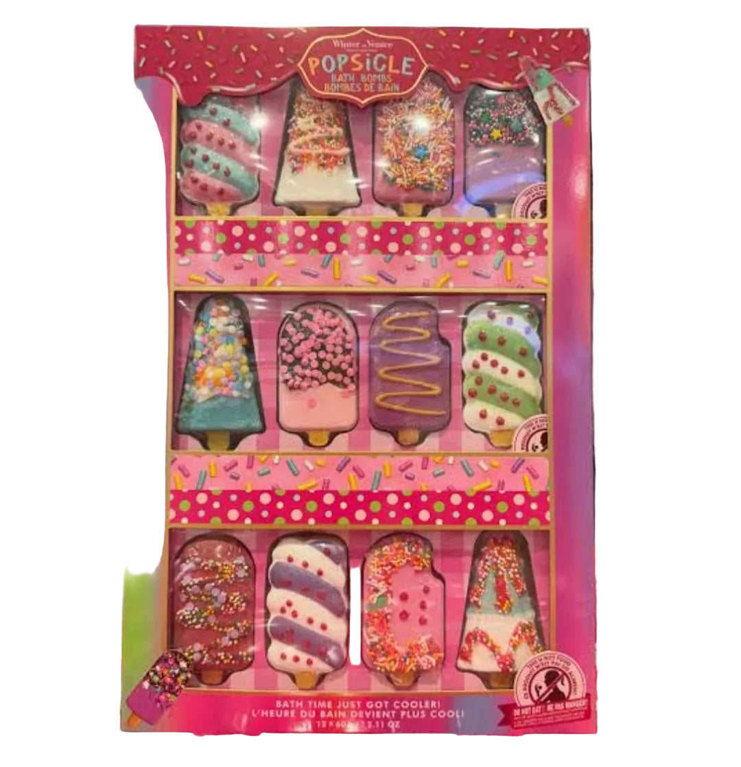 Winter In Venice Popsicle Bath Fizzer 12 Pack