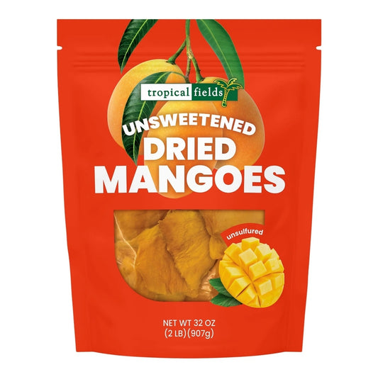 Tropical Fields Unsweetened Dried Mango 907g
