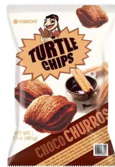 Orion Chocolate Churros Turtle Chips 481g