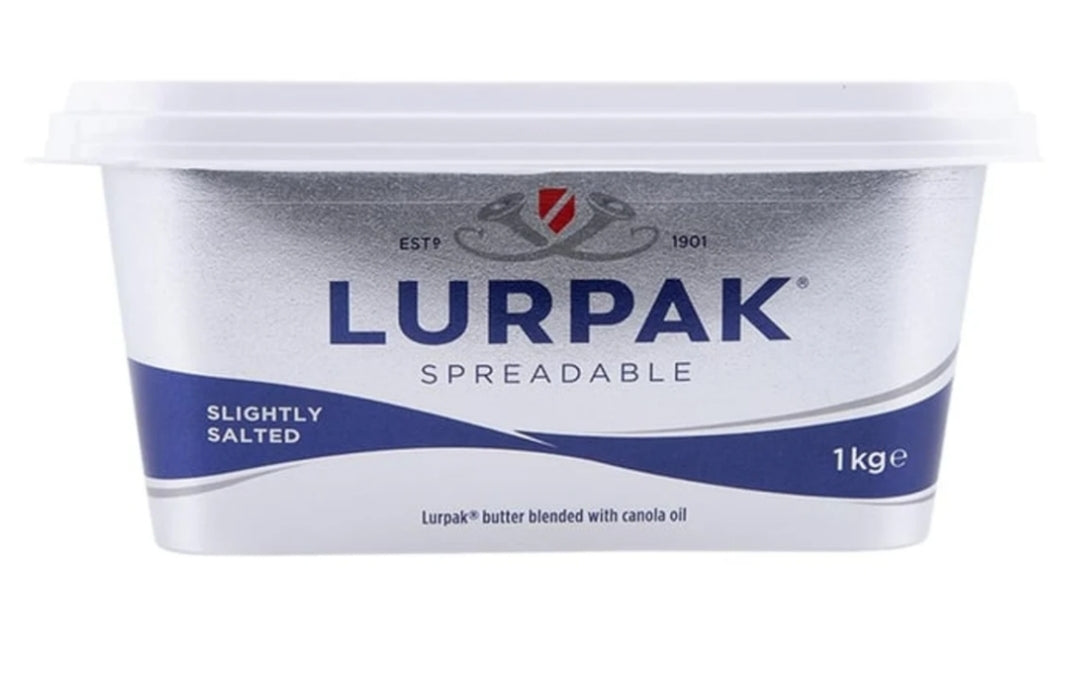 Lupak Spreadable Slightly Salted Butter 1Kg