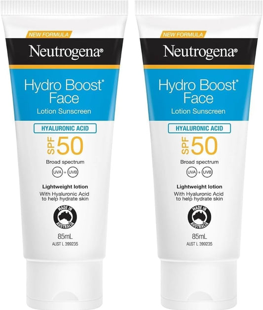 Neutrogena Hydroboost Face Sunscreen 2x 85Ml