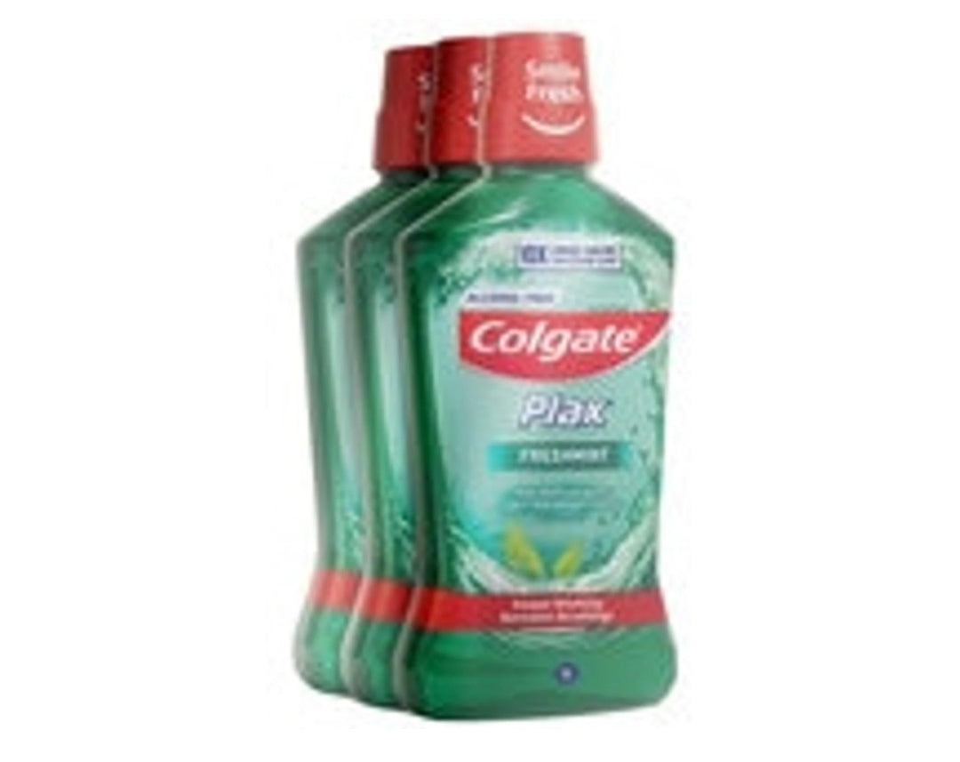 Colgate Plax Alcohol Free Mouthwash 3x 1L