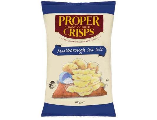 Proper Crisps Marlborough Sea Salt 400g