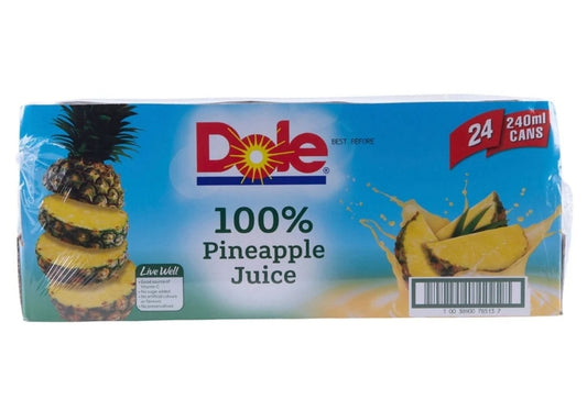 Dole Pineapple Juice 24 x 240ml