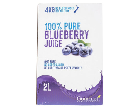Gourmet Blueberries 100% Blueberry Juice 2L