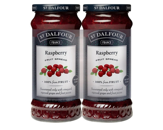 St Dalfour Raspberry Jam 2x 500g Jars