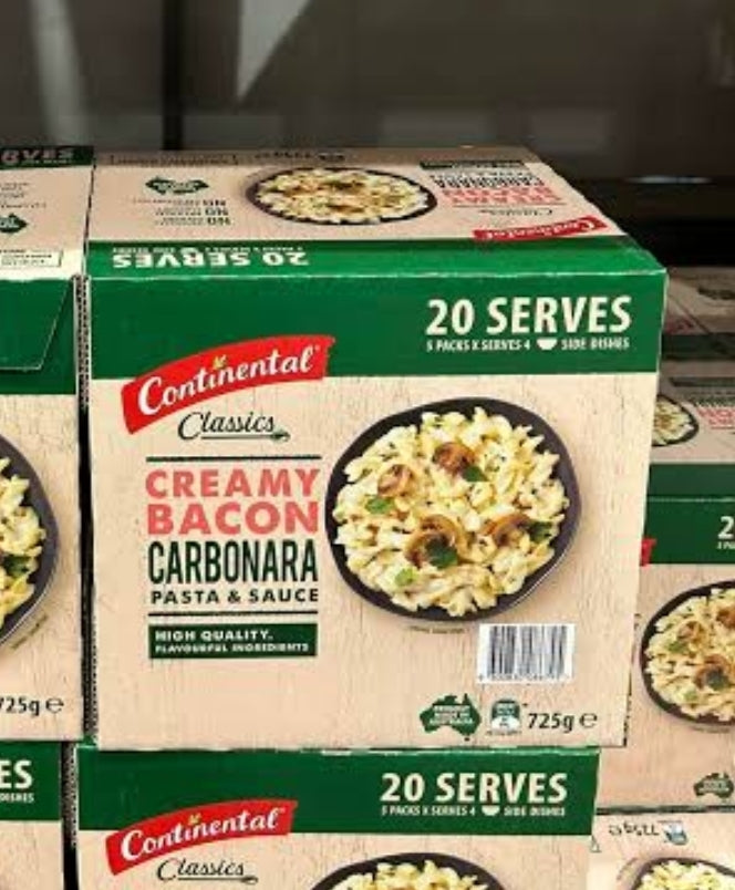Continental Creamy Bacon Carbonara 5x 145g