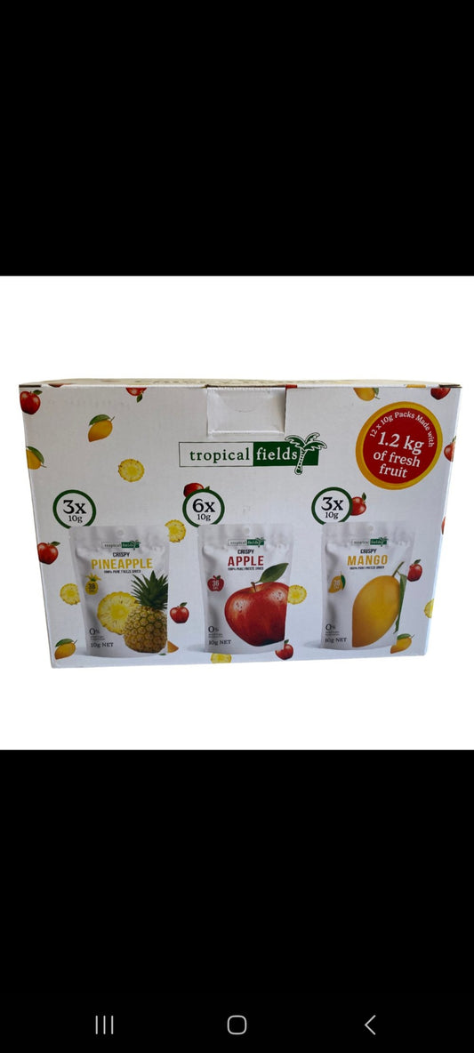 Tropical Fields Crispy Fruit Multibox 12x 10g